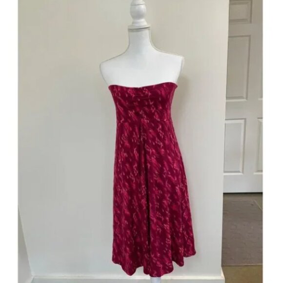 Kuhl Zerra Convertible Maxi Skirt/Dress Red  3 in 1 Styling NEW/Sample - Picture 5 of 10